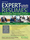 Image for "Expert Resumes and LinkedIn Profiles for Managers and Executives"