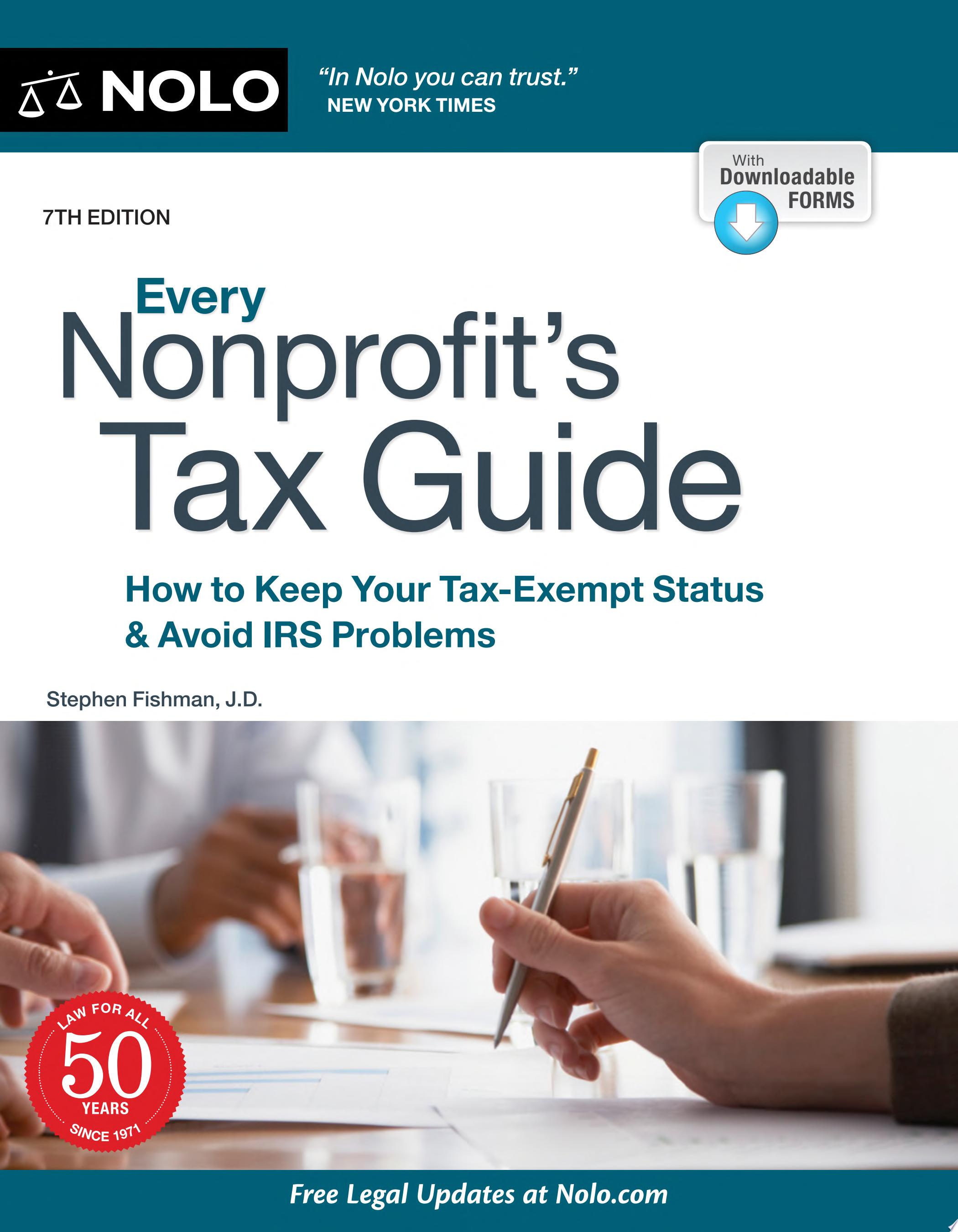 Image for "Every Nonprofit&#039;s Tax Guide"