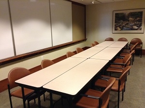 Long table with 24 chairs