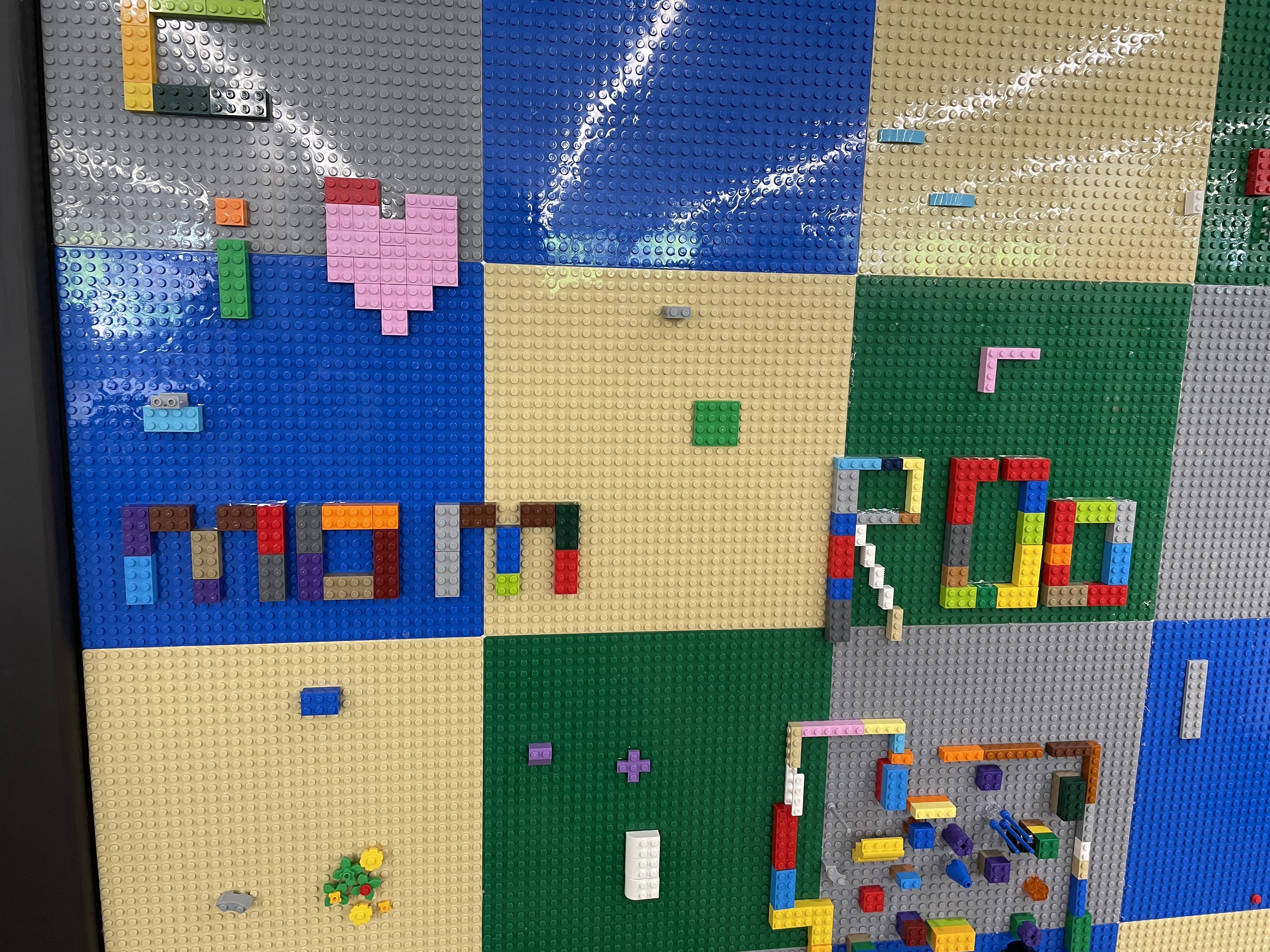 Names on YS LEGO Wall