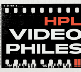 hpl videophiles on a black and white film strip