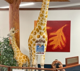 Photo of Giraffes in the Entryway of the Children's Room